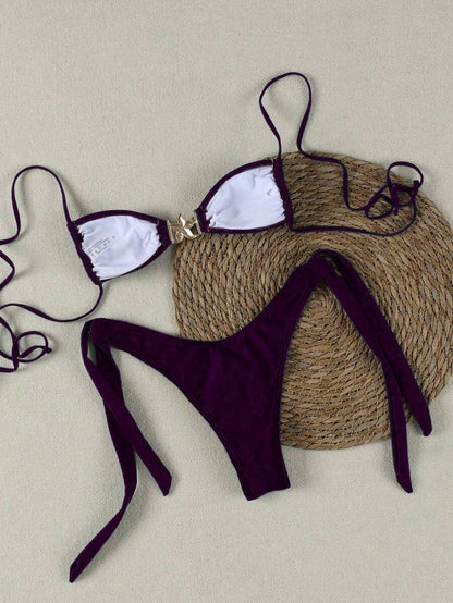 Seksi Bandeau Bikini Takımı Niebbla