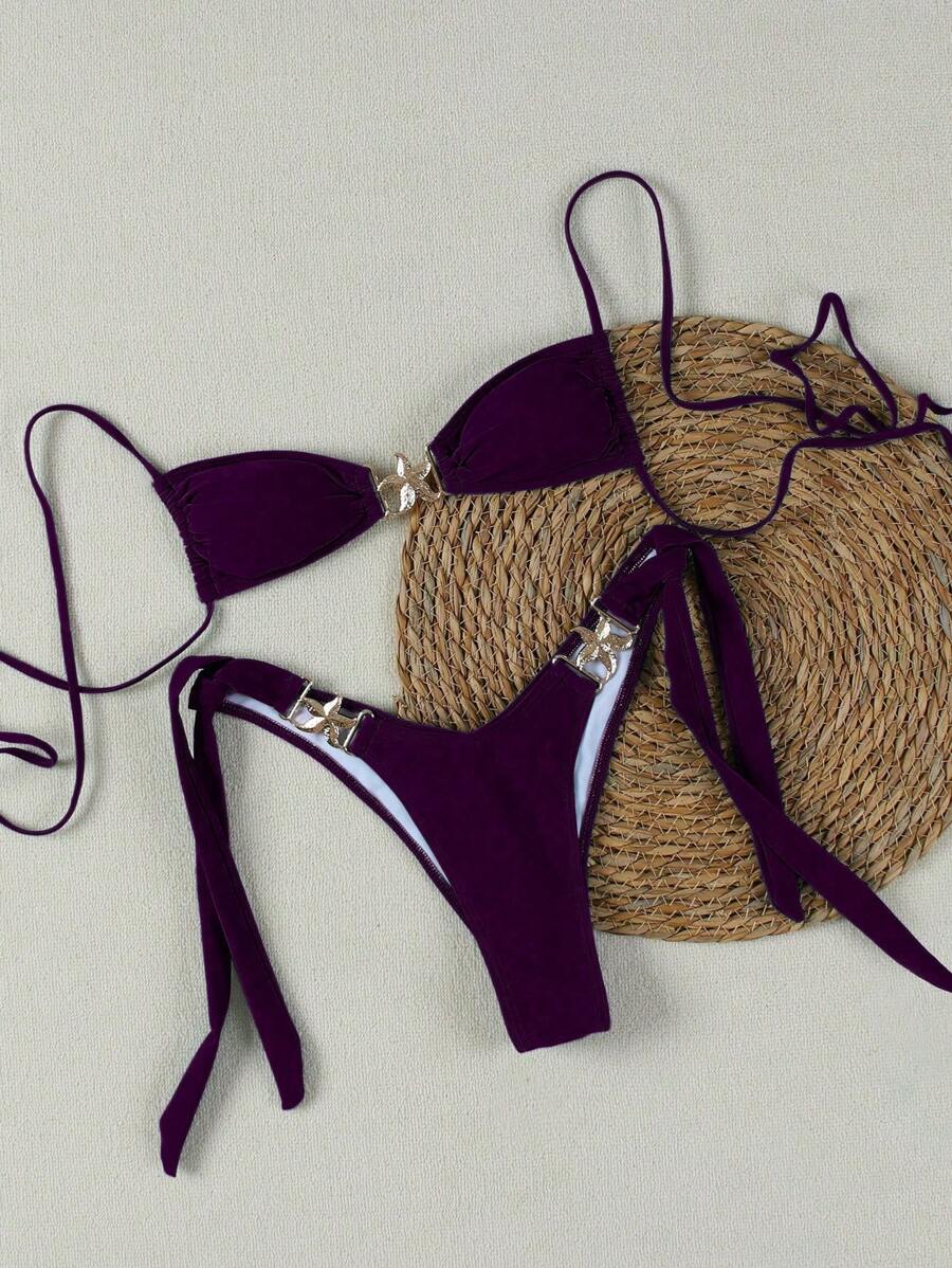 Seksi Bandeau Bikini Takımı Niebbla