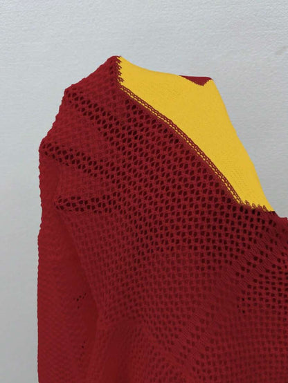 Numara Baskılı Oversize Kazak Niebbla