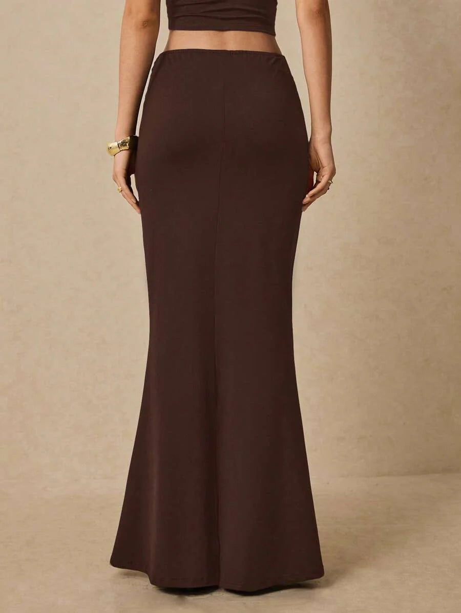 Metal Tokalı Fırfırlı Şık Etek Niebbla