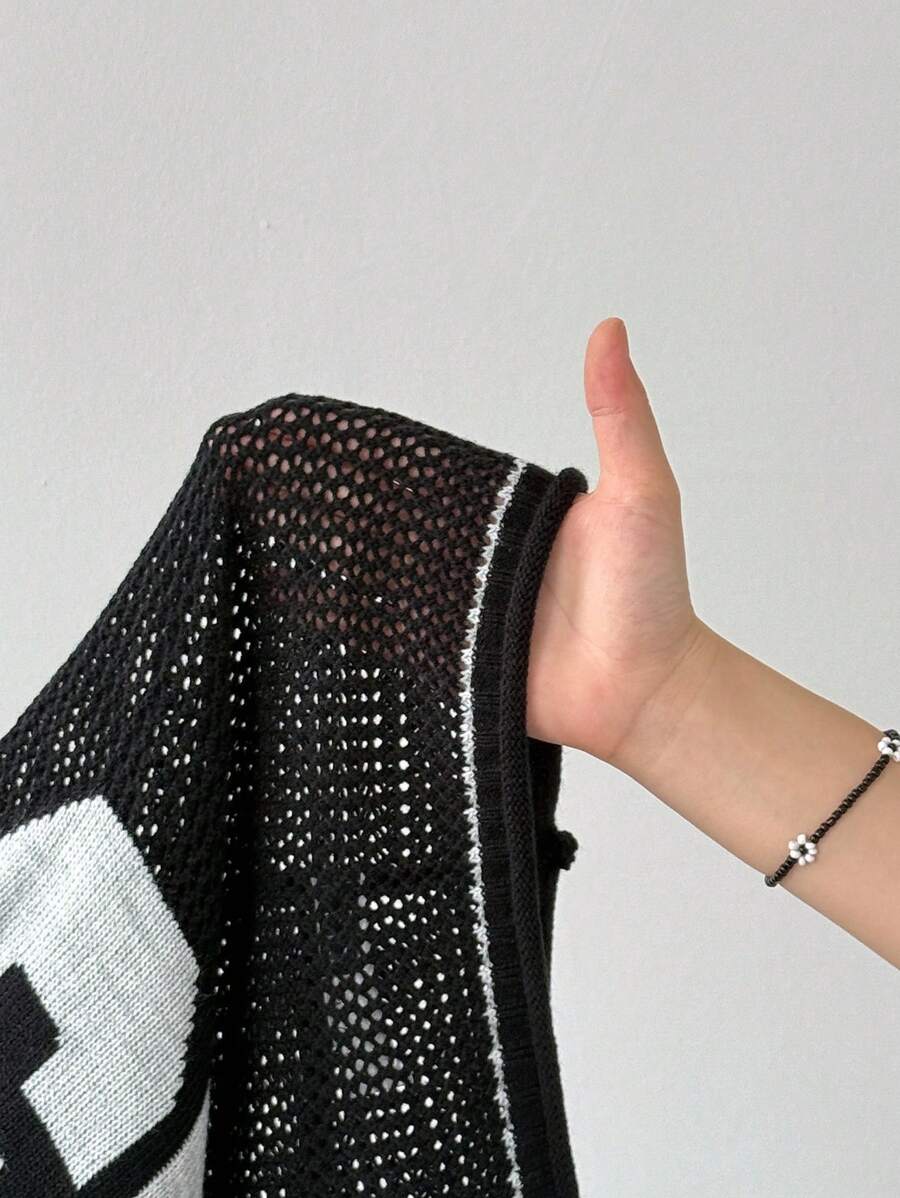Numara Baskılı Oversize Kazak Niebbla