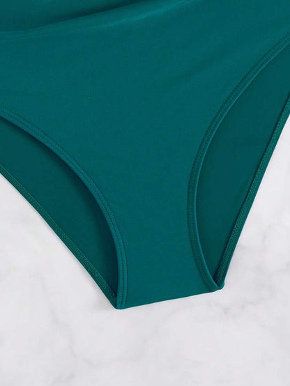 Askılı Yüksek Bel Balenli Bikini Takımı Niebbla