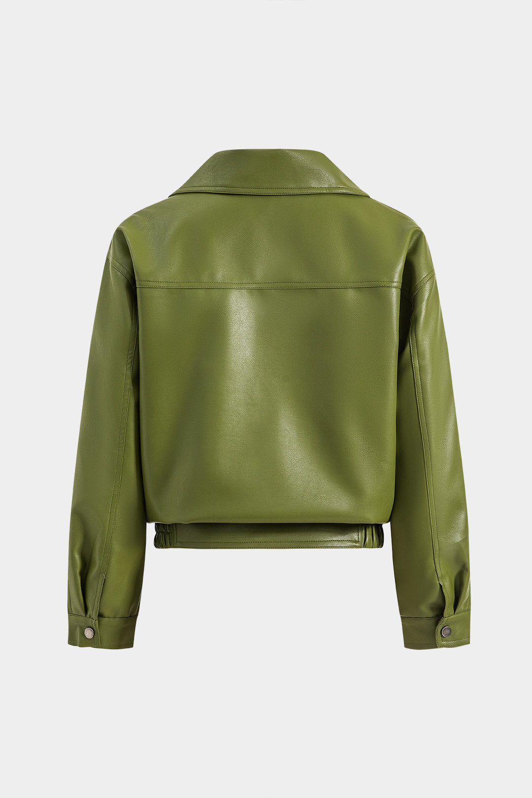 Faux Leather Pocket Ceket Niebbla