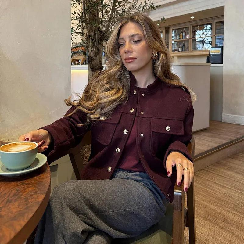 Moda Cep Vintage Ceket Siaora