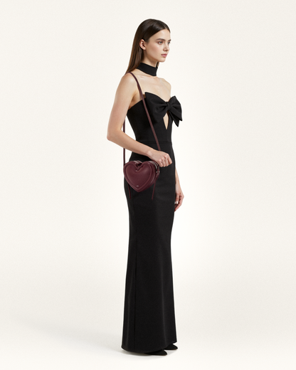 Arlene Kalp Şeklinde Çanta Bordo Niebbla