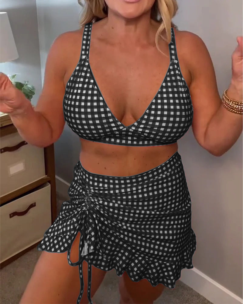 Estelle Ekose Askılı Bikini Takımı Niebbla