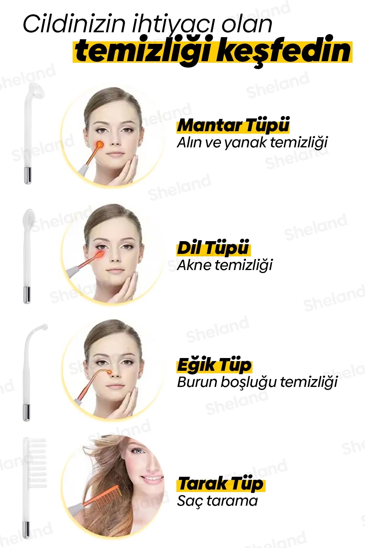 Darvonsal Yüksek Frekans Cilt Temizleme ve Bakım Cihazı Beauty World