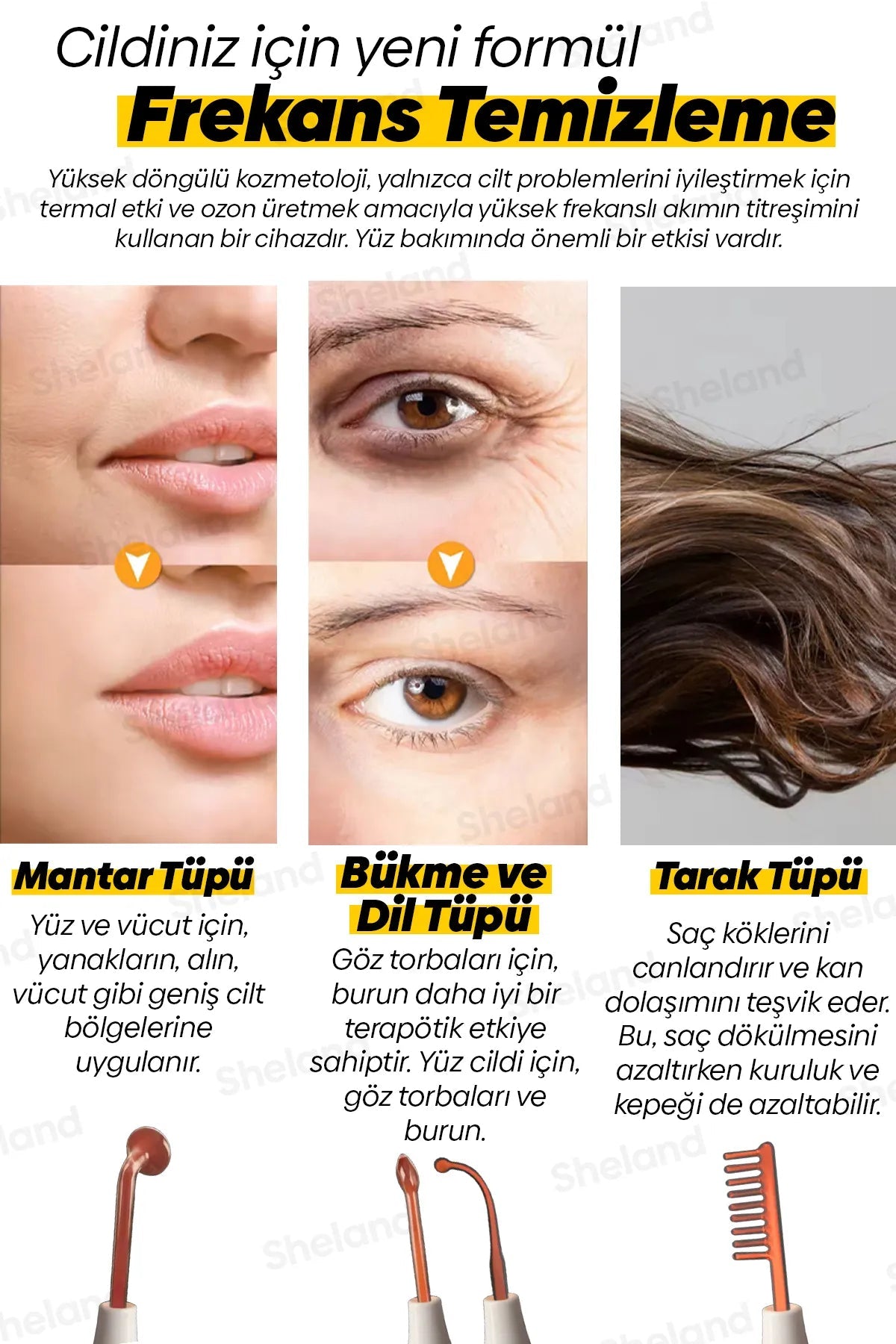 Darvonsal Yüksek Frekans Cilt Temizleme ve Bakım Cihazı Beauty World