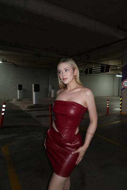 Astar ile Katmanlı Maxi Elbise Takımı (Kopya) VİSKALİ trendyol