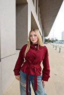 Kadın Straplez Yaka Büzgülü Parlak Gri Mini Elbise (Kopya) VİSKALİ trendyol