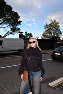 Kadın Straplez Yaka Büzgülü Parlak Gri Mini Elbise (Kopya) VİSKALİ trendyol