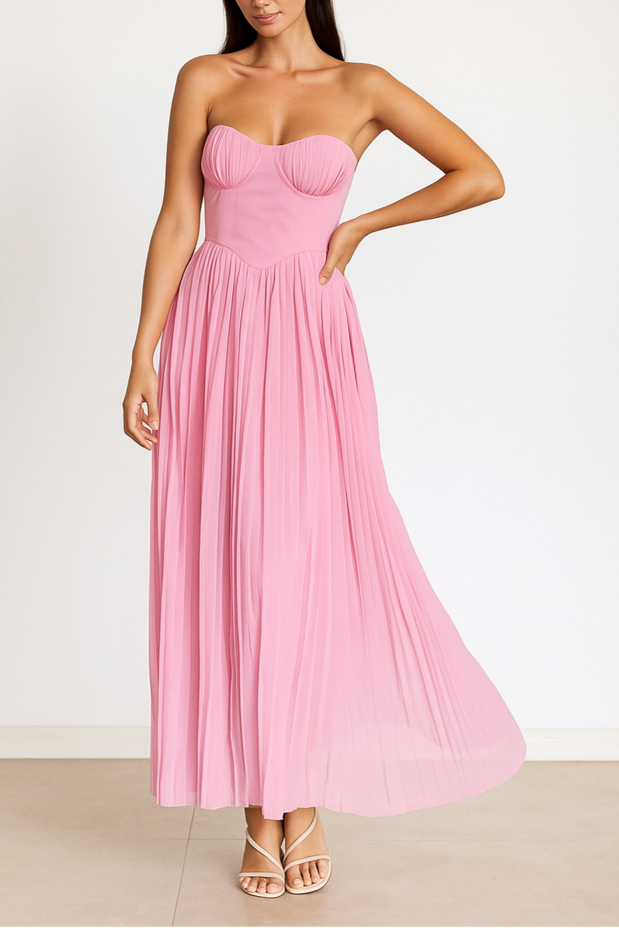 Cora | Straplez Maxi Elbise THESVELTECHIC
