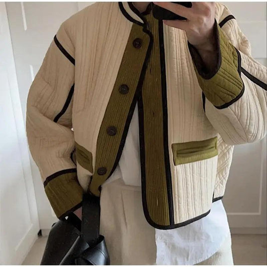 Patchwork Ceket Siaora