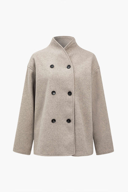 Basic Solid Warm Ceket Siaora