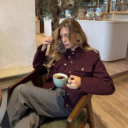 Moda Cep Vintage Ceket Siaora