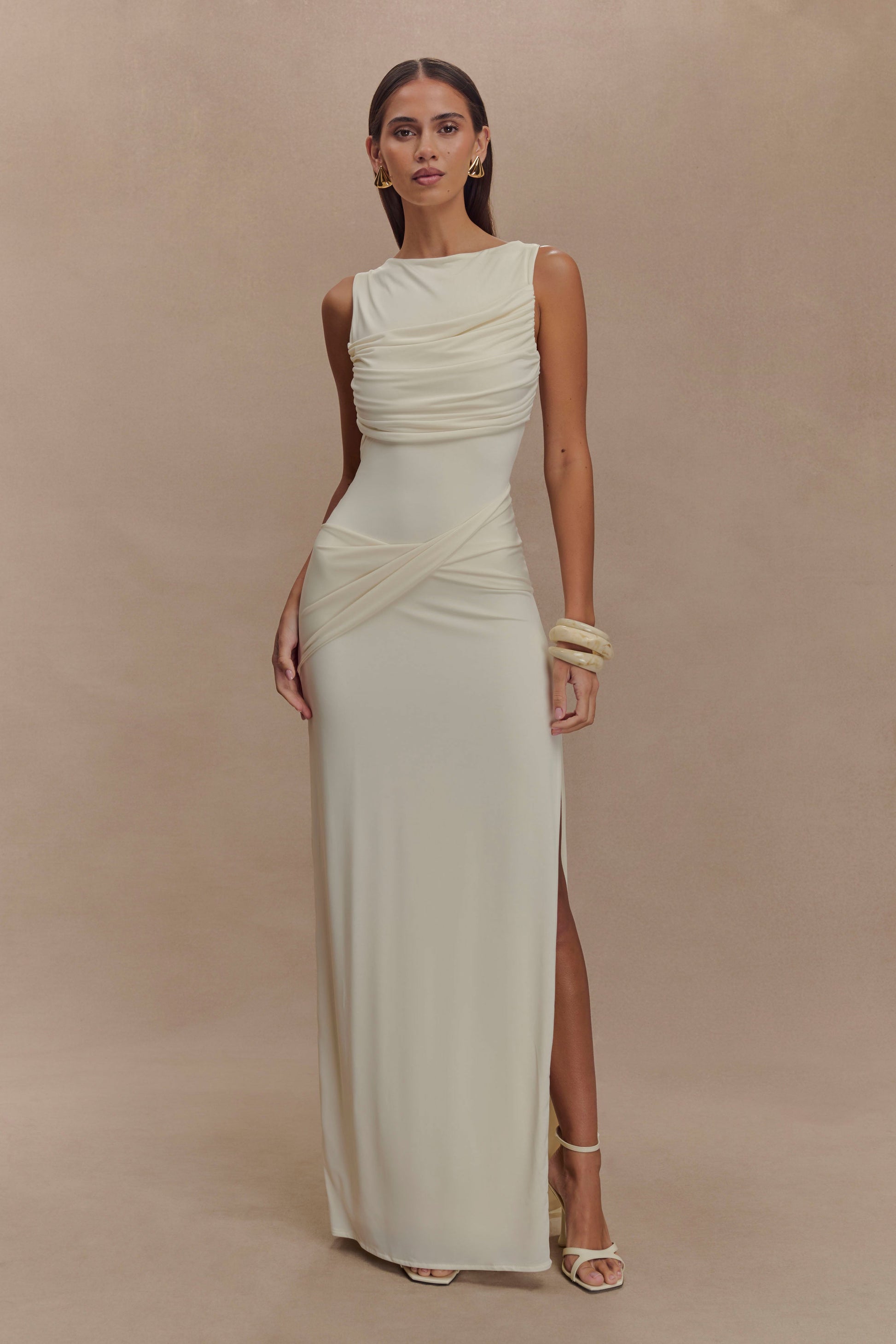 Philippa - Drape Maxi Elbise Mağazam
