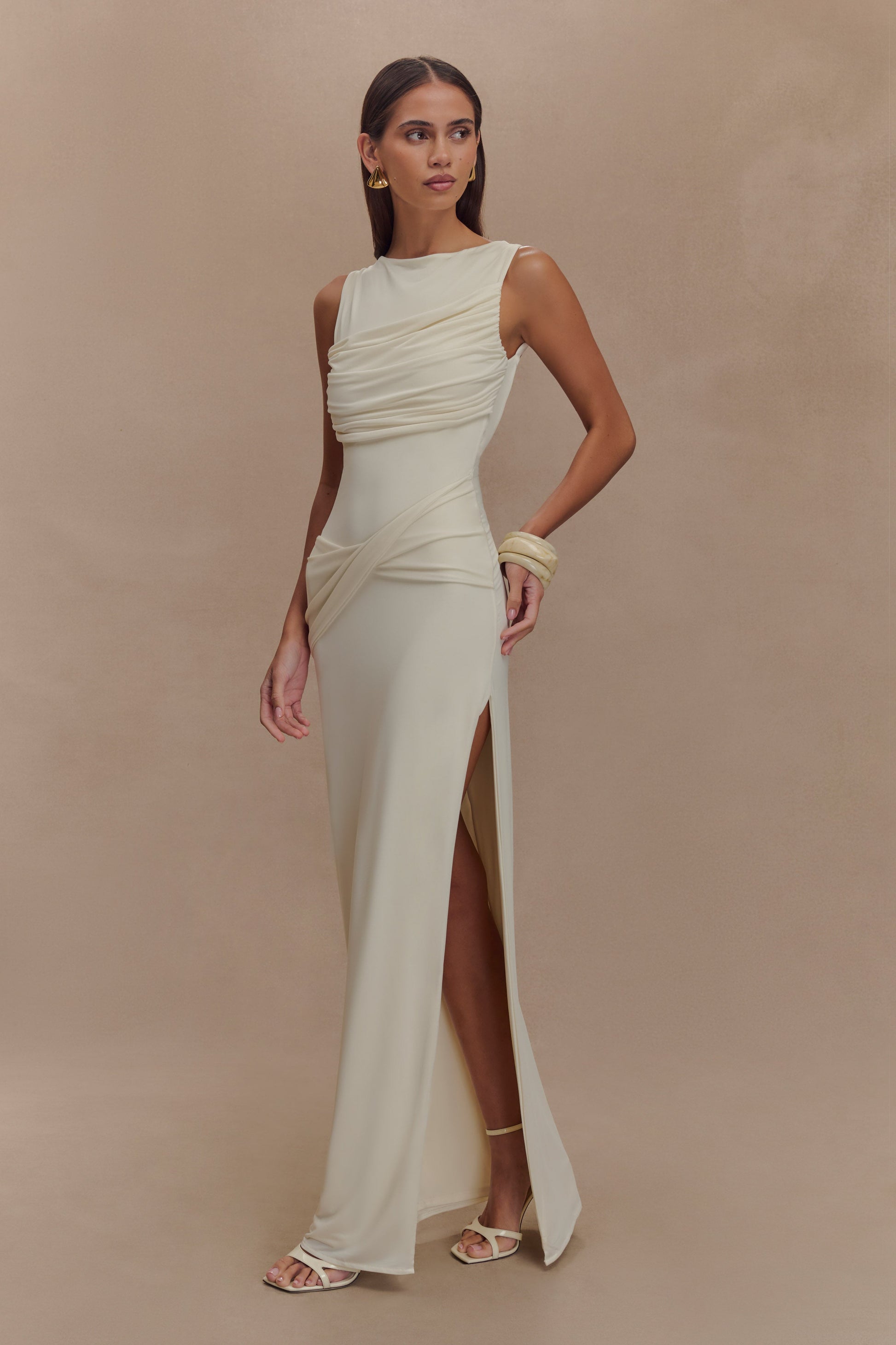 Philippa - Drape Maxi Elbise Mağazam
