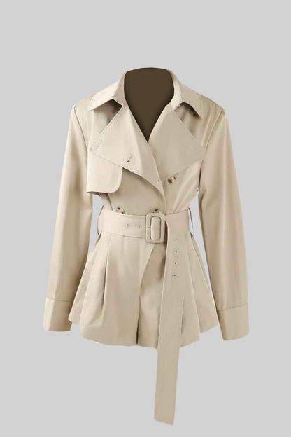 Yaka Detaylı Trençkot Siaora