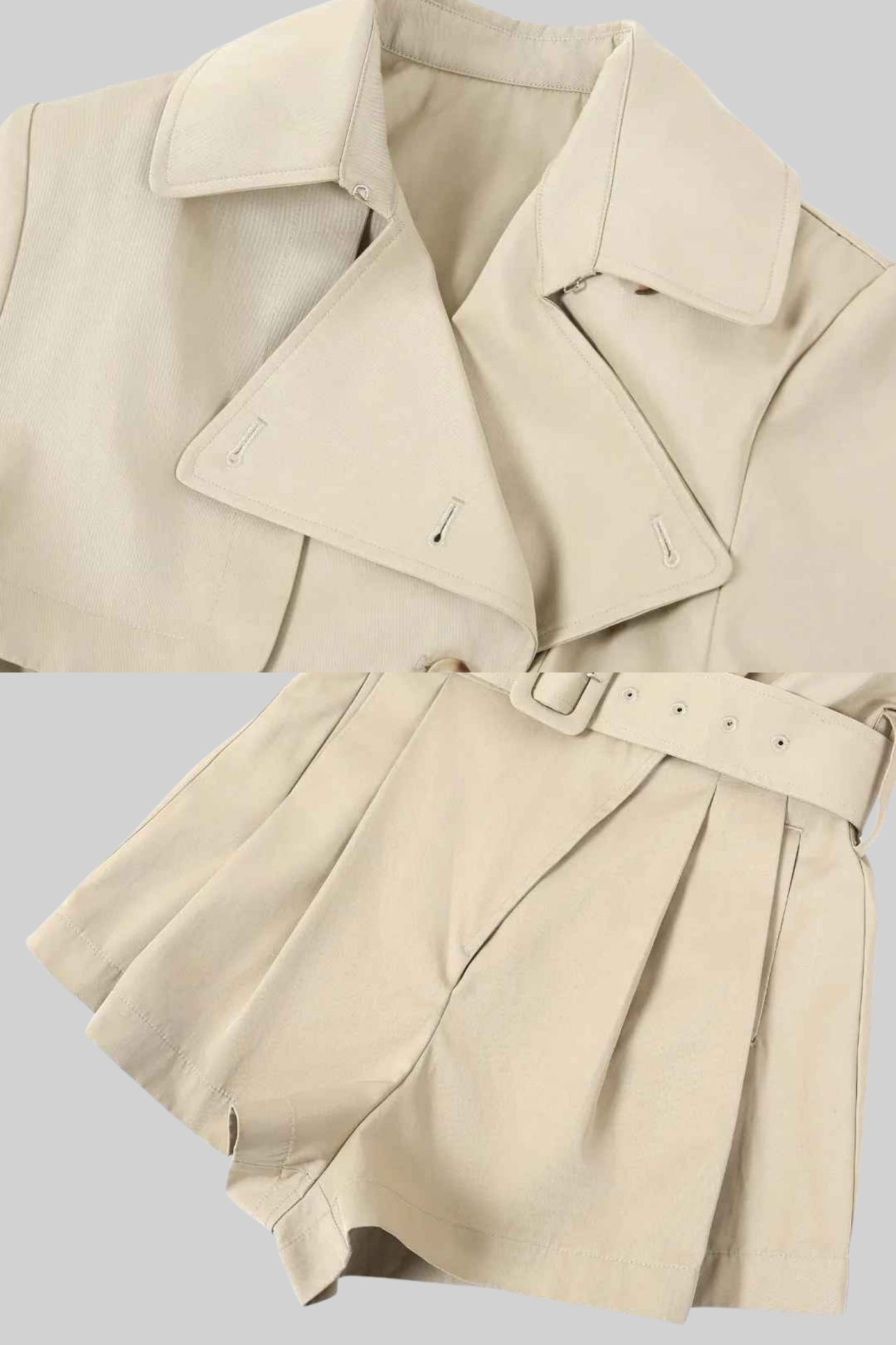 Yaka Detaylı Trençkot Siaora