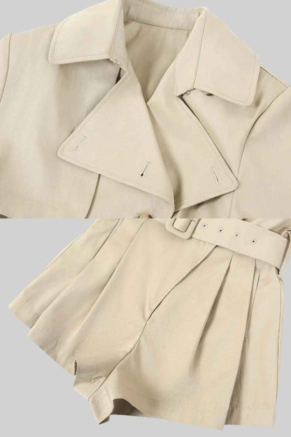 Yaka Detaylı Trençkot Siaora