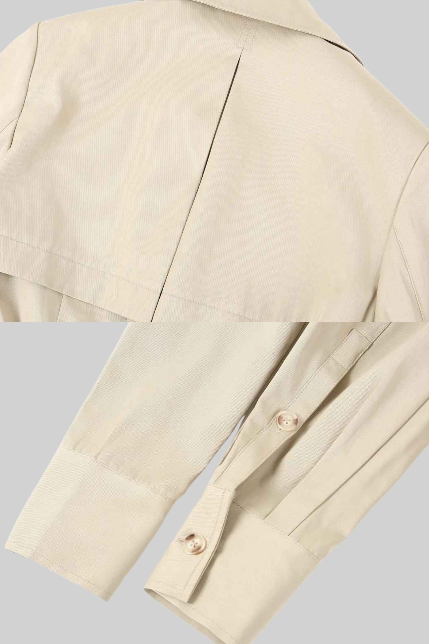 Yaka Detaylı Trençkot Siaora