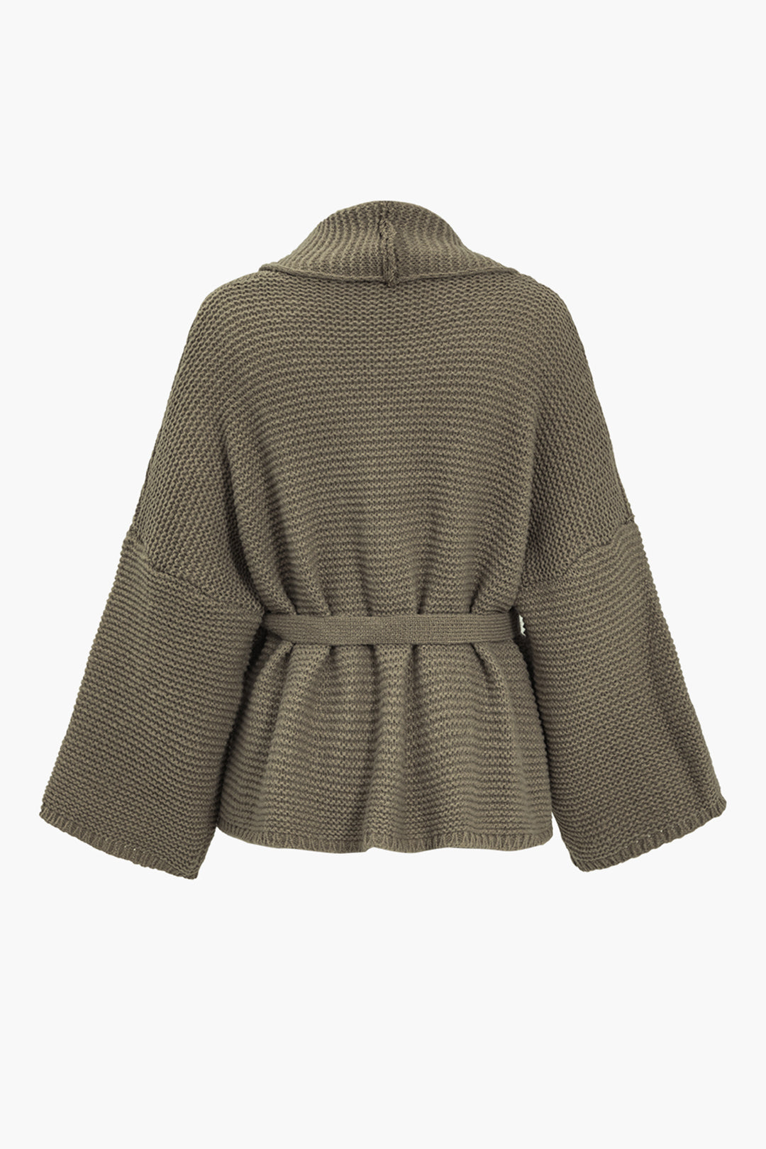 Belted V-neck Sweater Hırka Siaora