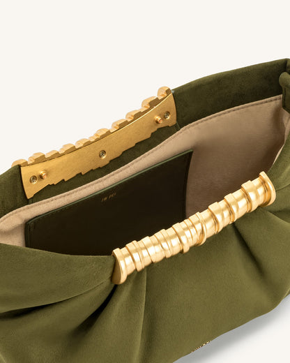 Leia Katlı Çanta Yeşil Niebbla