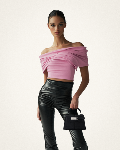 Elise Üst Saplı Çanta Siyah Niebbla