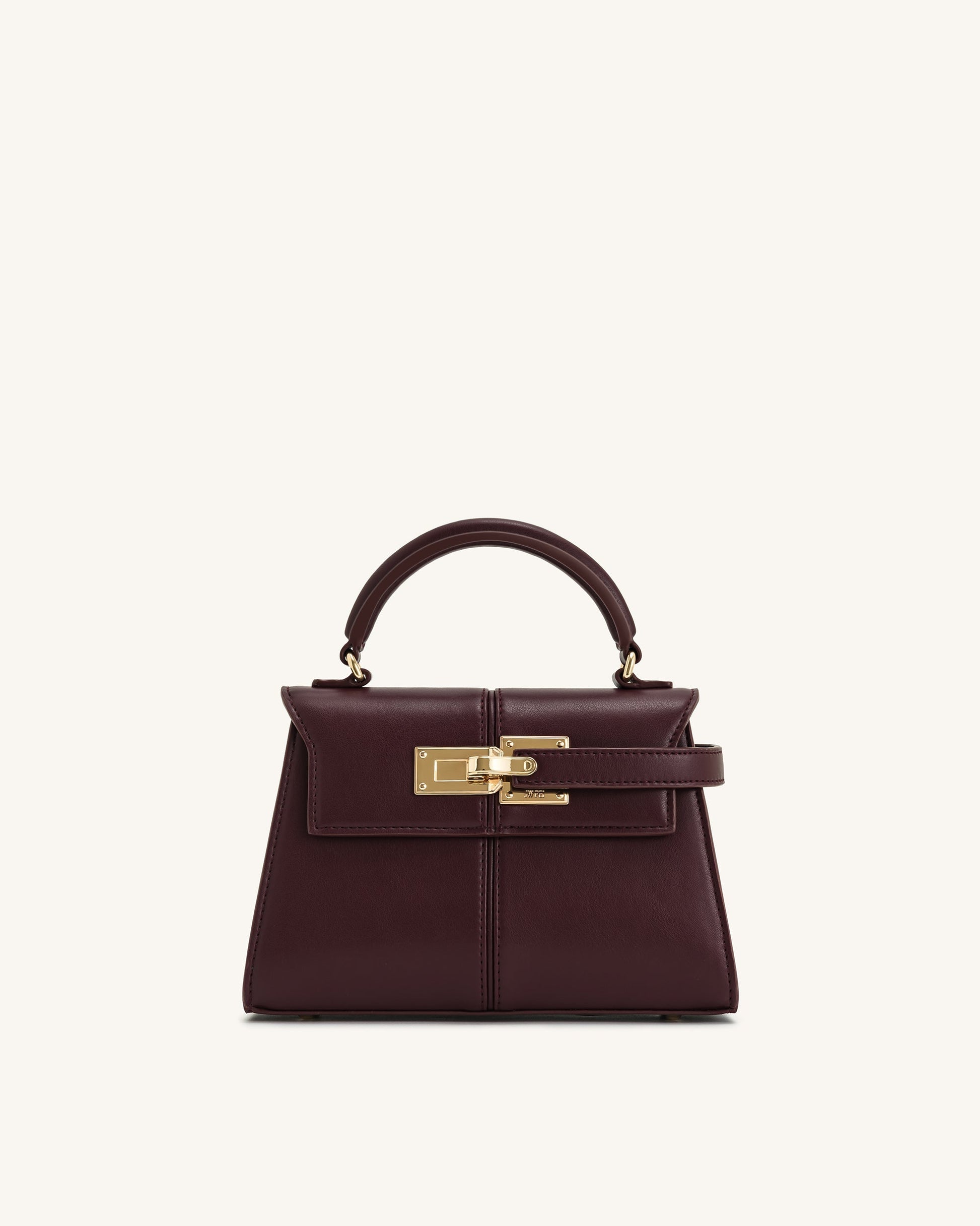 Elise Üst Saplı Çanta Koyu Bordo Niebbla