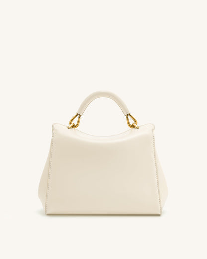 Lucia Klasik Üst Çanta Beyaz Niebbla