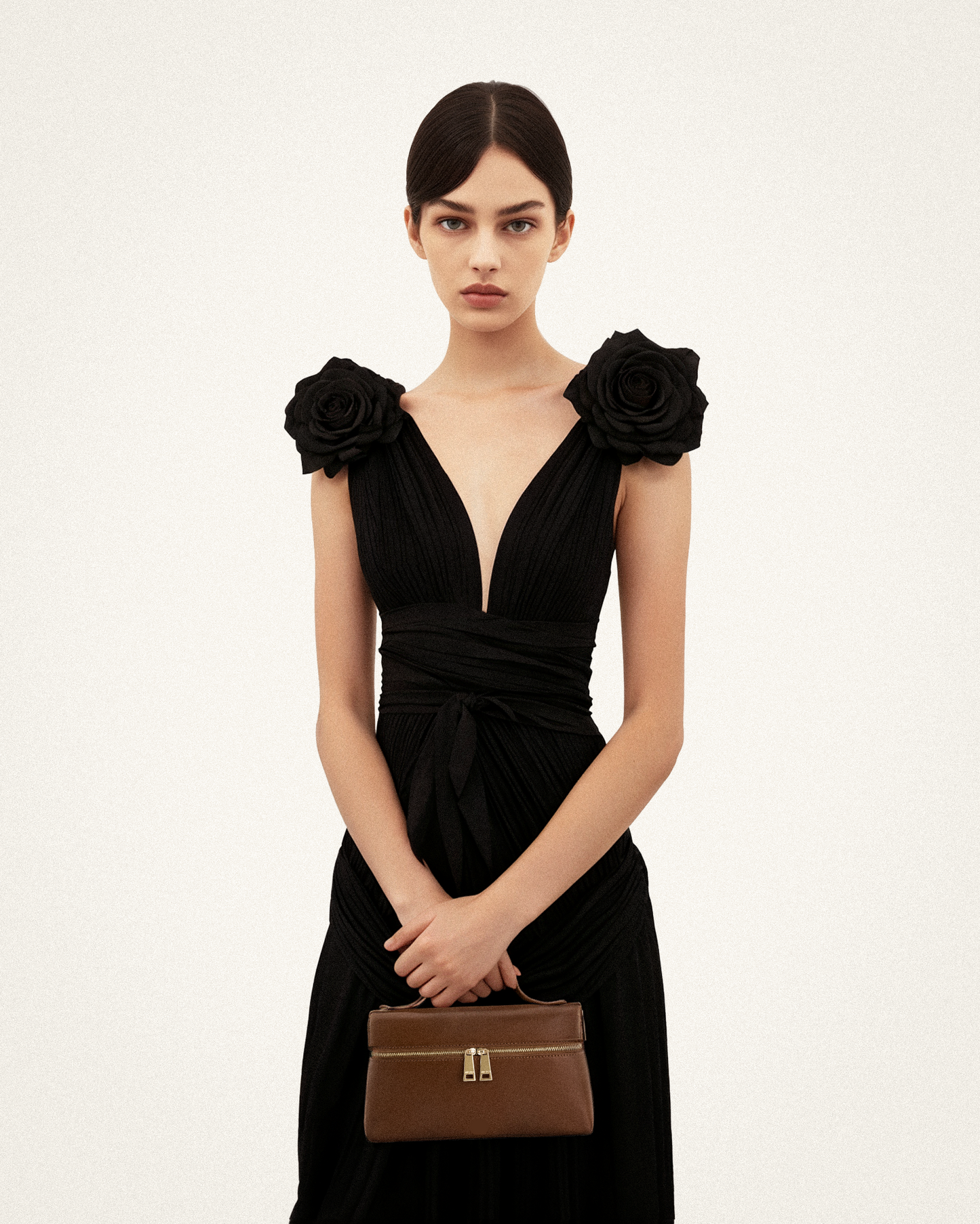 Thea Üst Saplı Çanta Kahverengi Niebbla