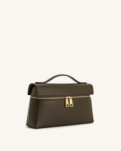 Thea Üst Saplı Çanta Koyu Zeytin Yeşili Niebbla