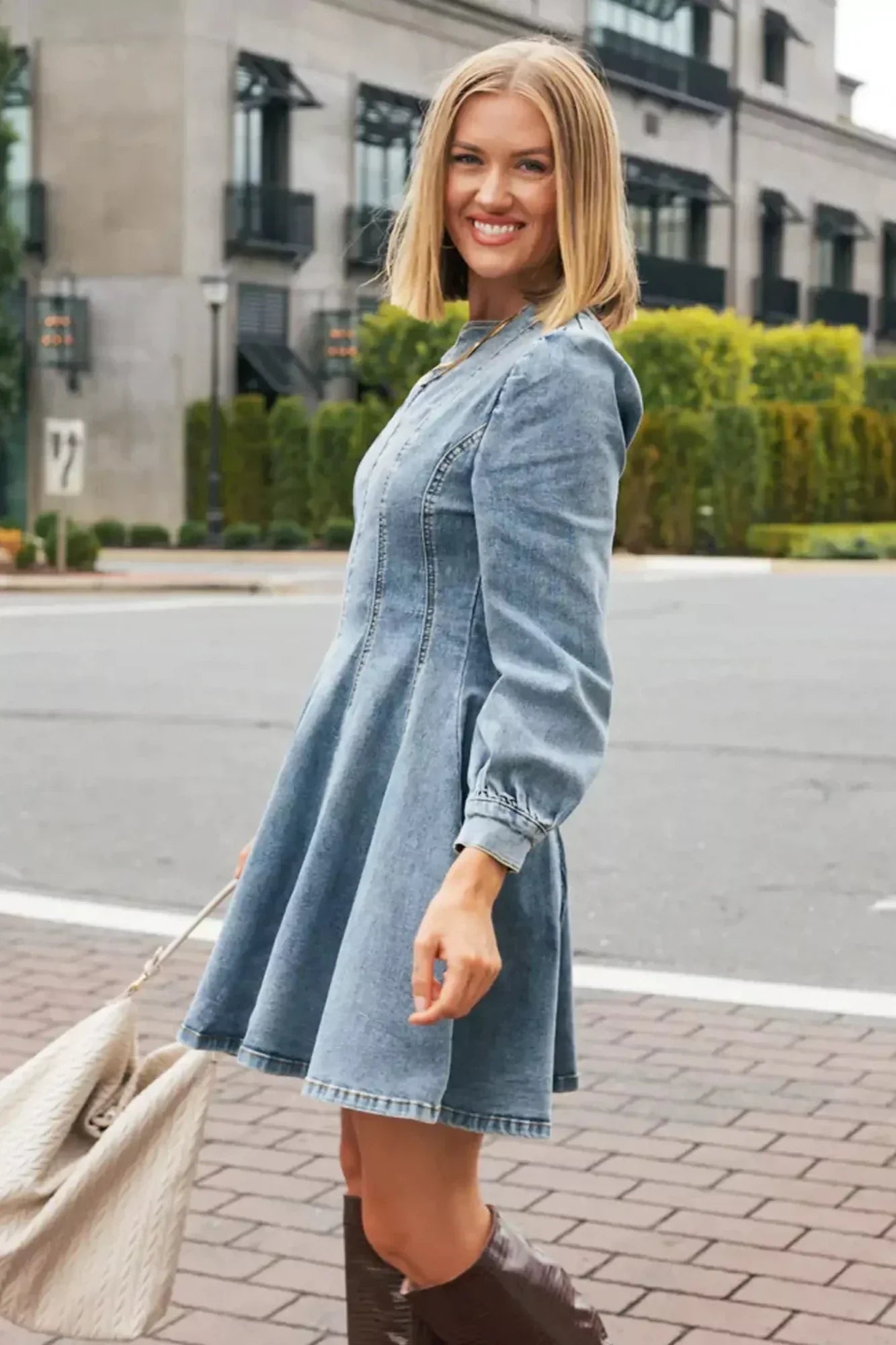 Kot Darling Mini Elbise Niebbla