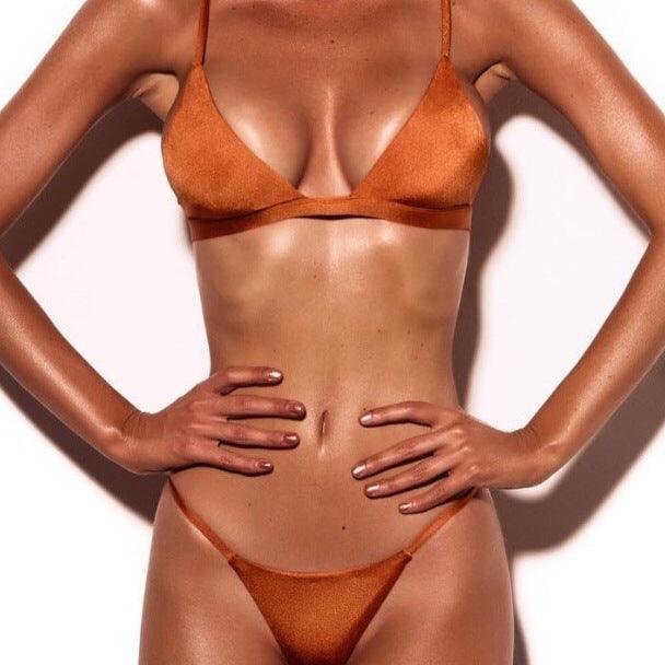 Çok Renkli Seksi Bölünmüş Brazilian Bikini Niebbla