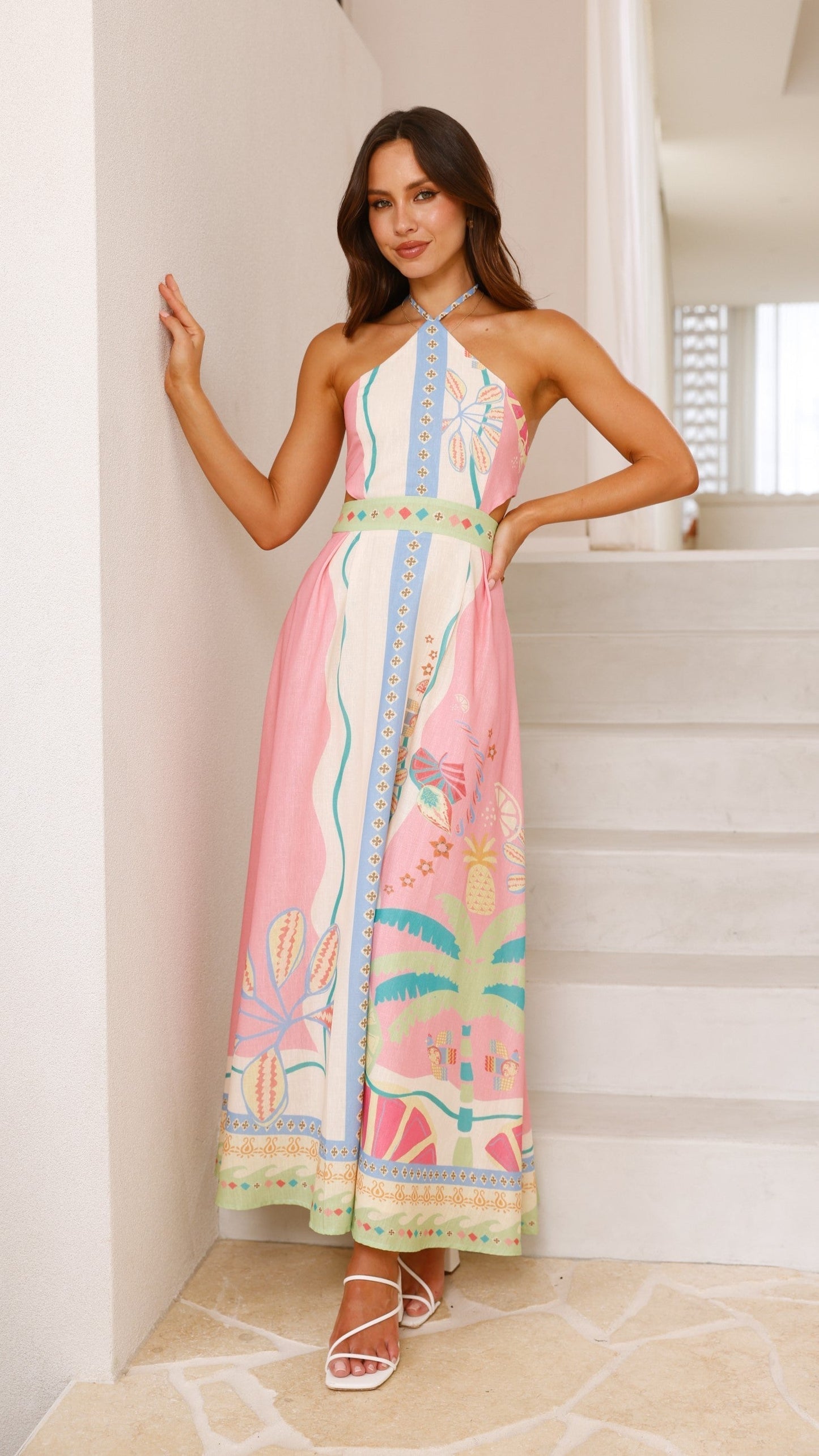 Paloma - Halter Maxi Elbise Mağazam