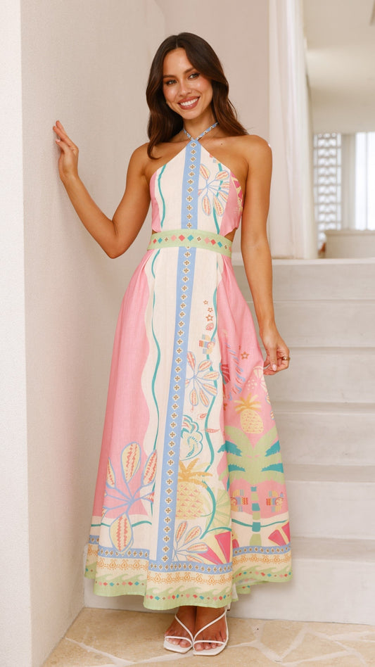 Paloma - Halter Maxi Elbise Mağazam