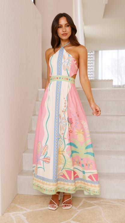 Paloma - Halter Maxi Elbise Mağazam