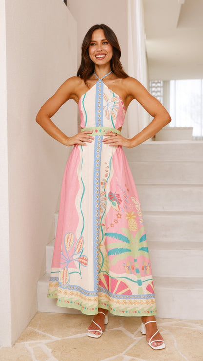 Paloma - Halter Maxi Elbise Mağazam