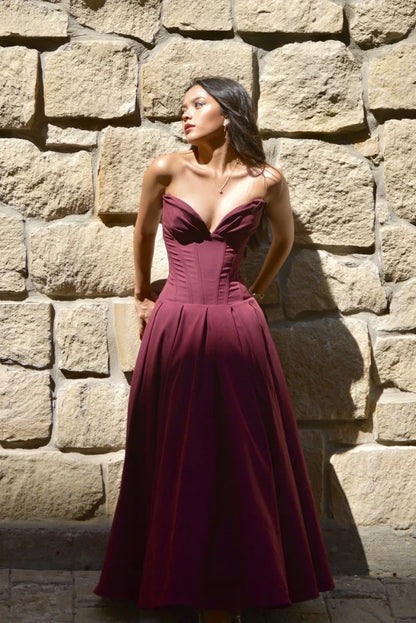 Lorelei | Korsaj Midi Abiye Elbise THESVELTECHIC