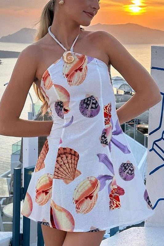 Freya Mini Elbise Deniz Kenarı Buketi Niebbla