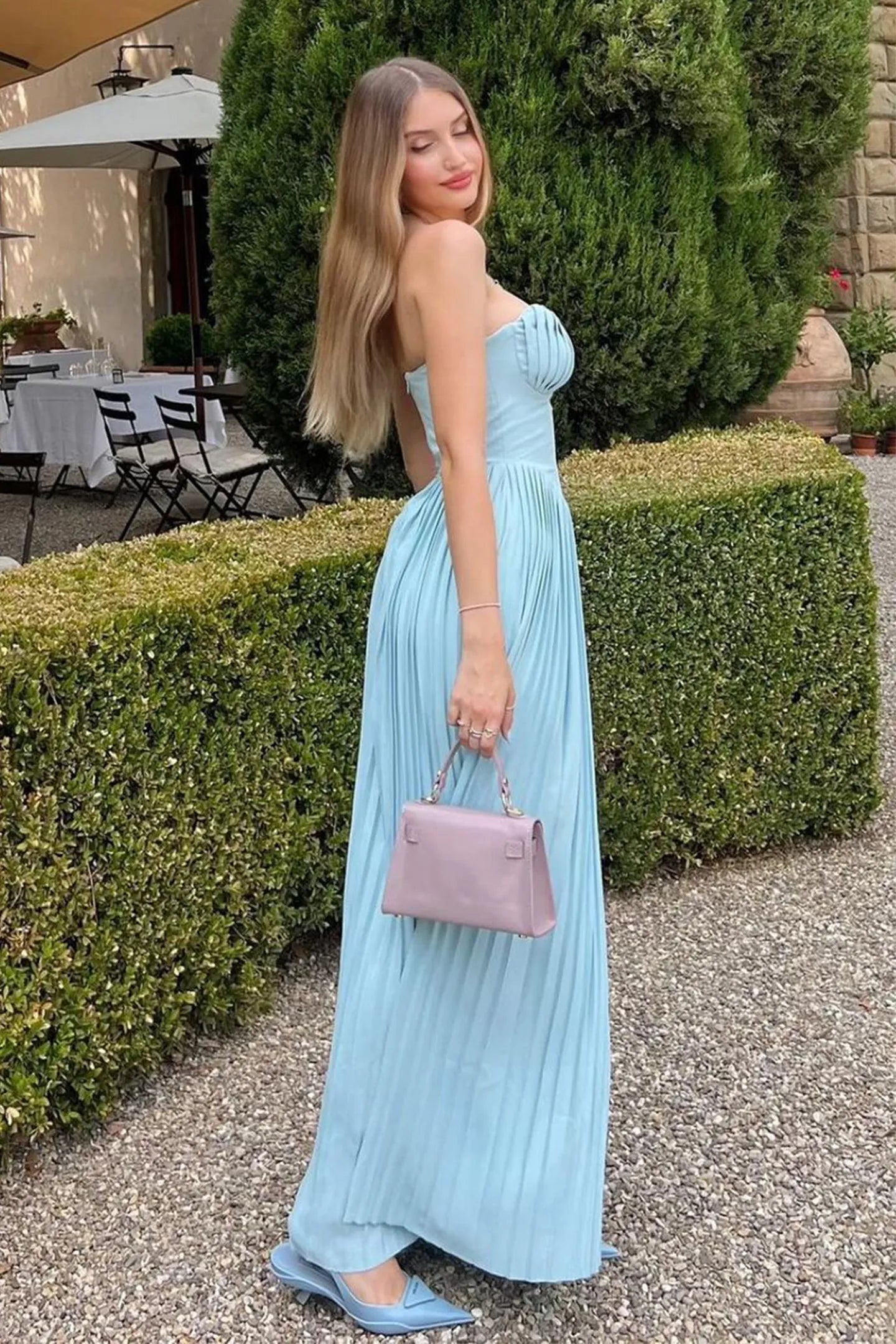 Cora | Straplez Maxi Elbise THESVELTECHIC