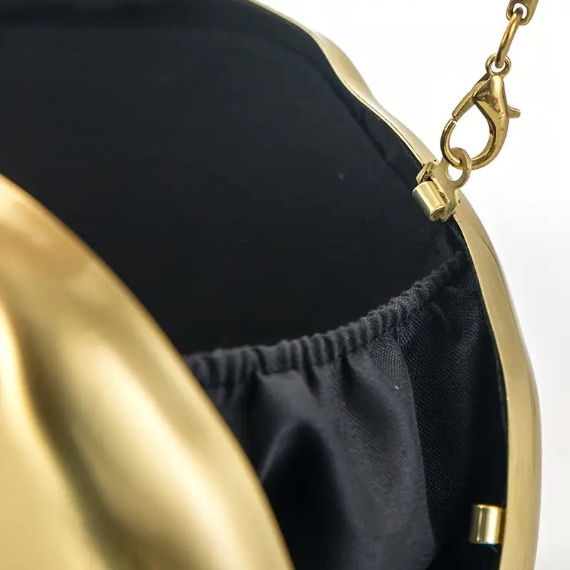 Metal Bronz Çanta Niebbla