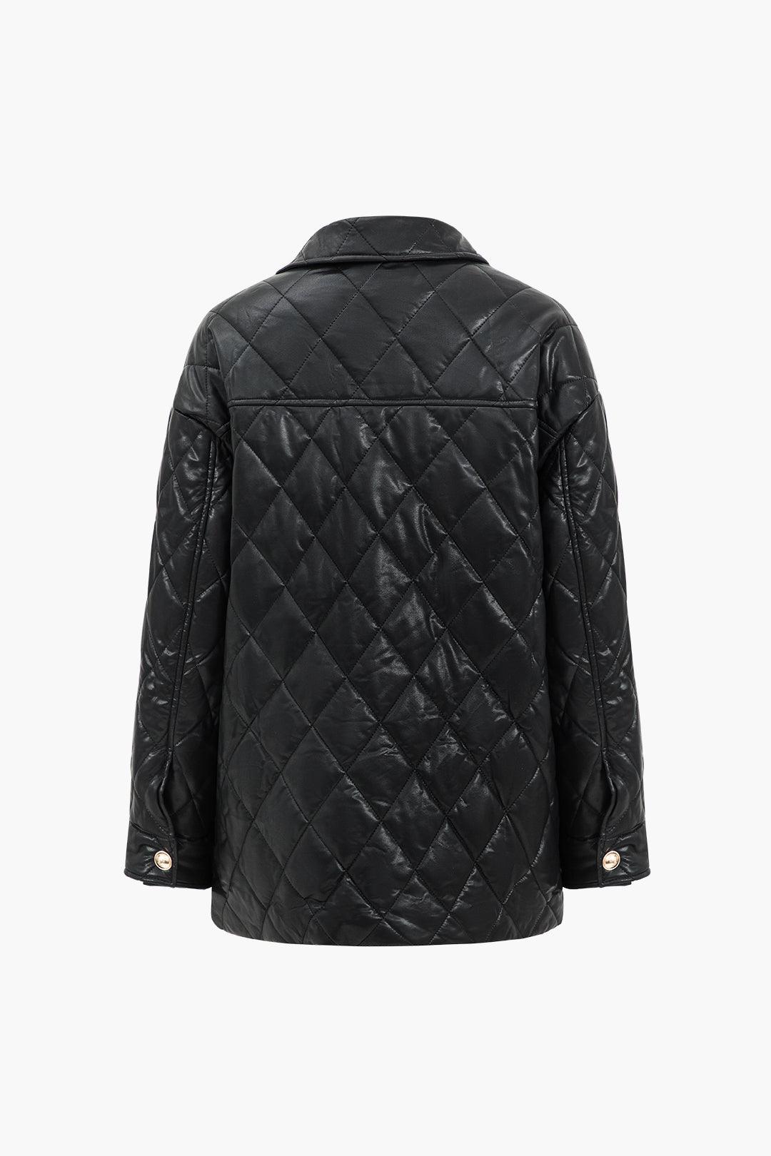 Midnight Luxe Kapitone Ceket Siaora