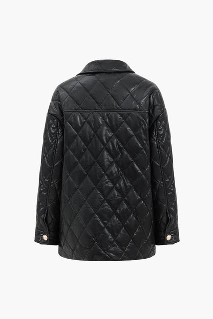 Midnight Luxe Kapitone Ceket Siaora