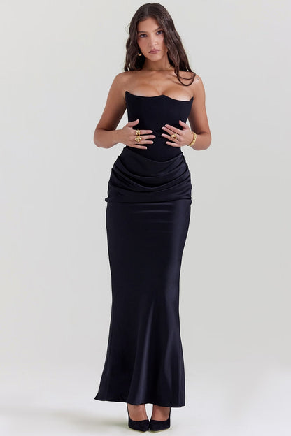 Belle Maxi Elbise Shine Aura
