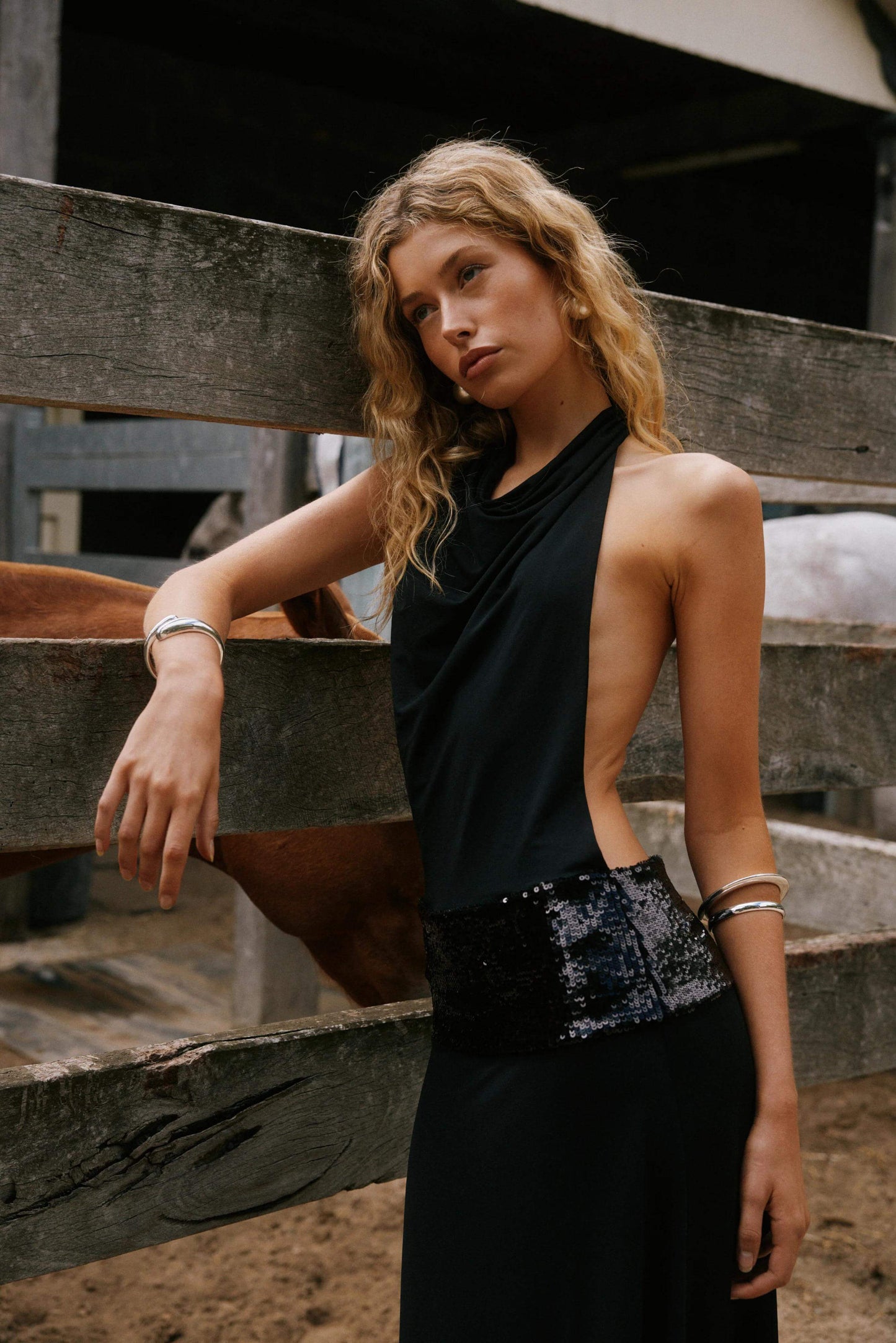 Joanna | Halter Yaka Sıfır Yürüklü Elbise THESVELTECHIC