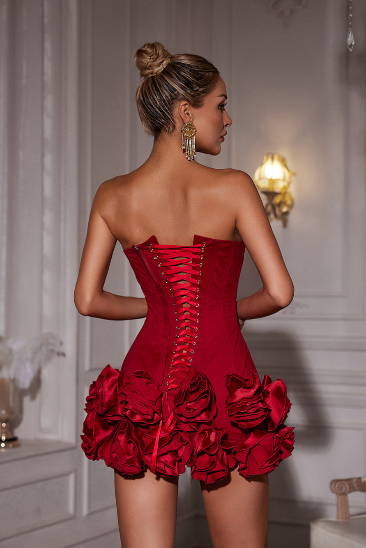 Faylira - Korseli Mini Elbise