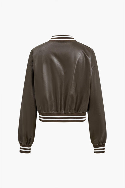 Retro Spirit Bomber Ceket Siaora