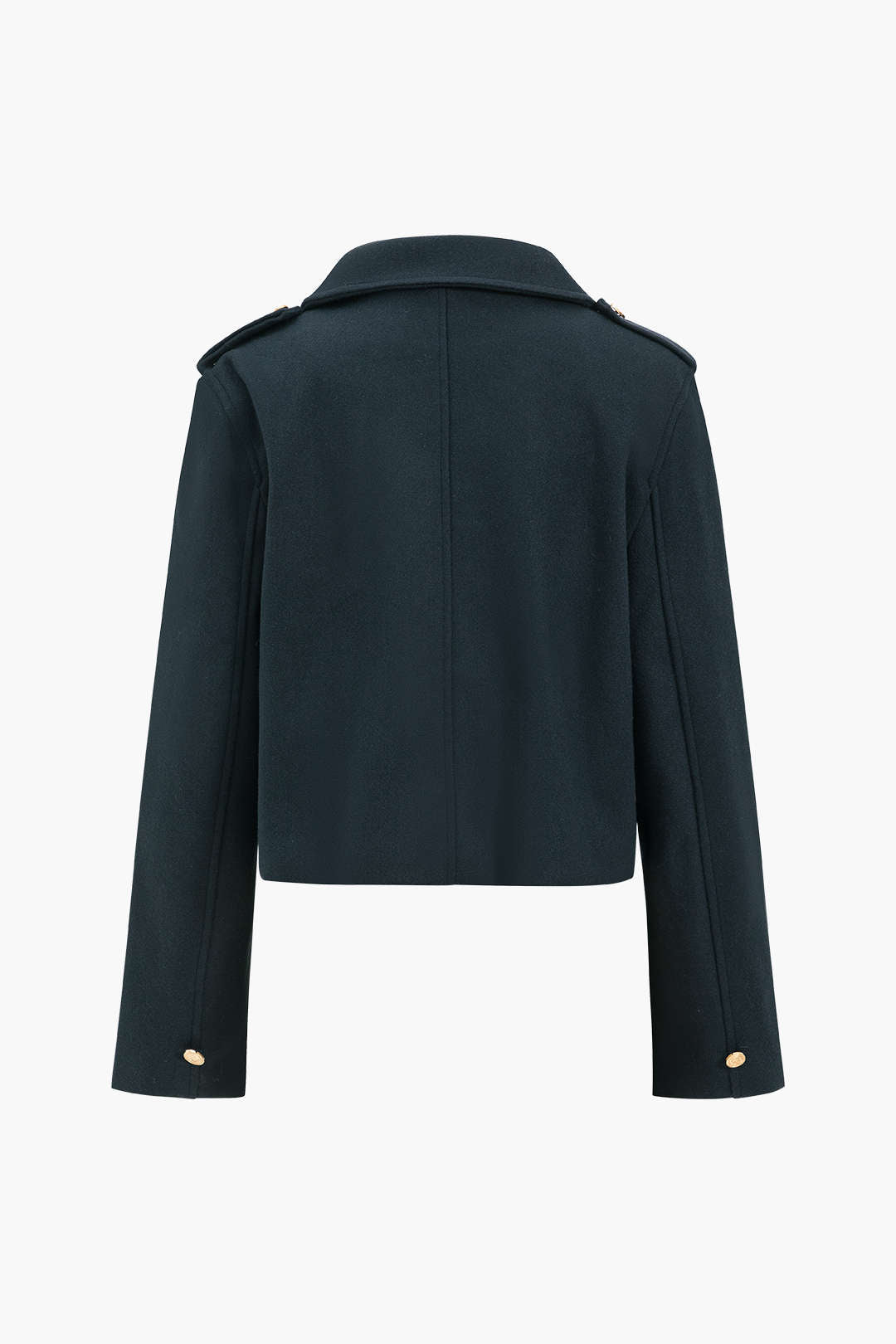 Button Pocket Long Sleeve Ceket Siaora