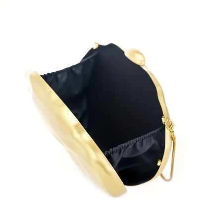 Metal Bronz Çanta Niebbla